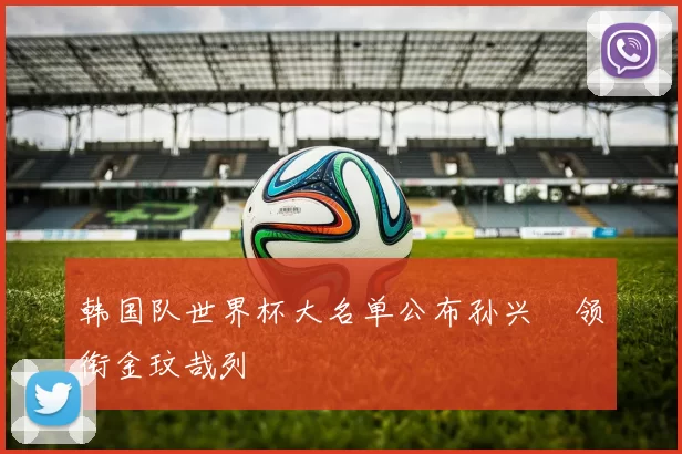 韩国队世界杯大名单公布孙兴慜领衔金玟哉列